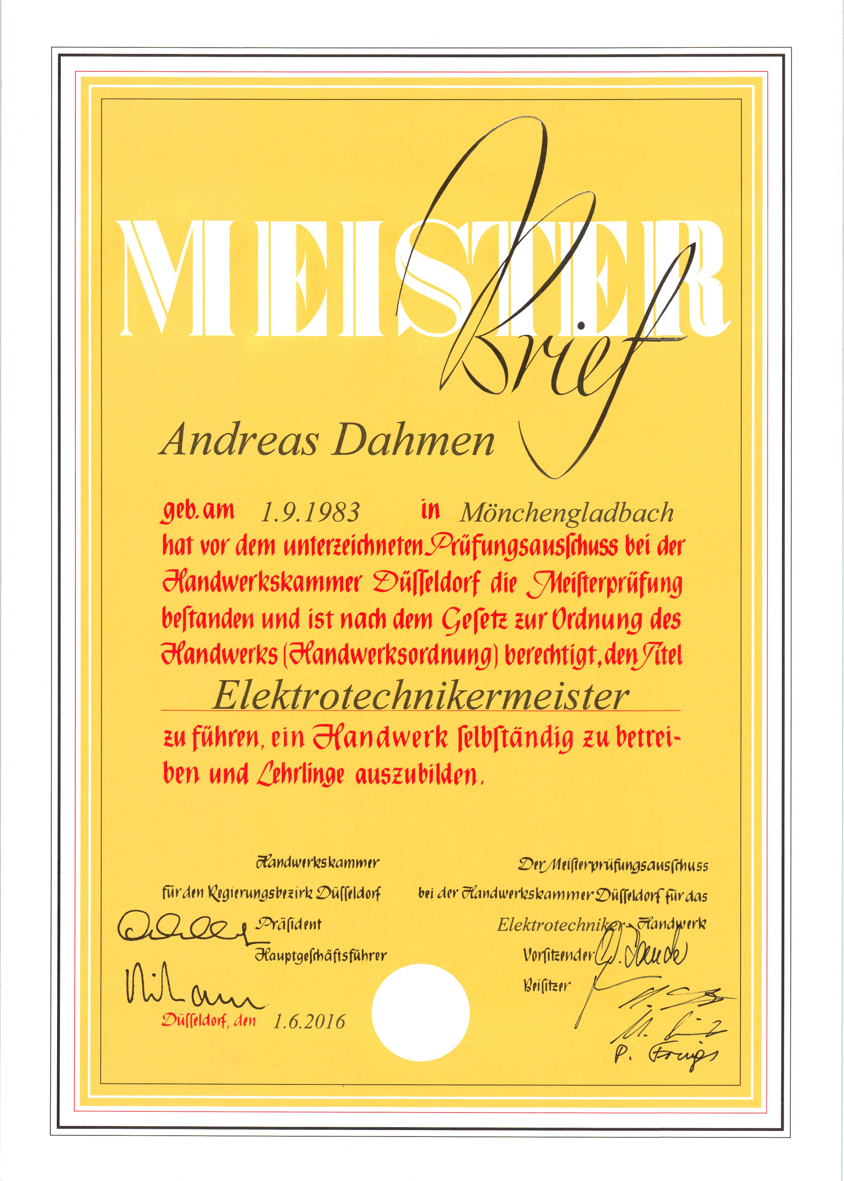 Meisterbrief